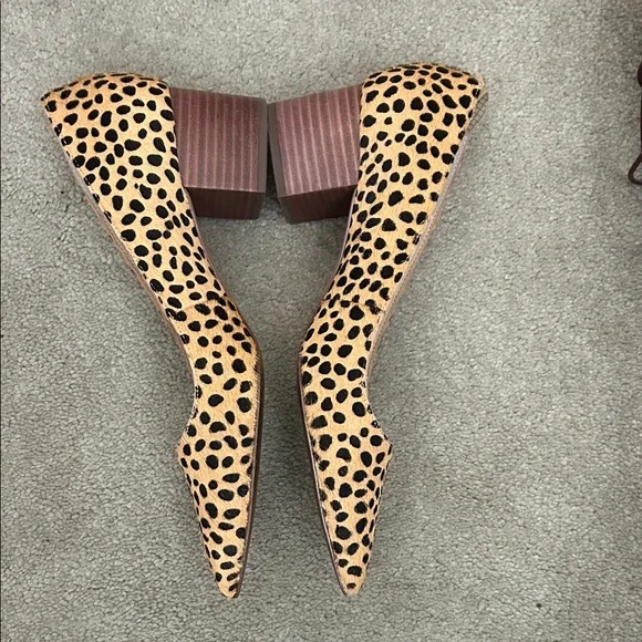 Sole Society Tan and Black Leopard Heels - Picture 2 of 3